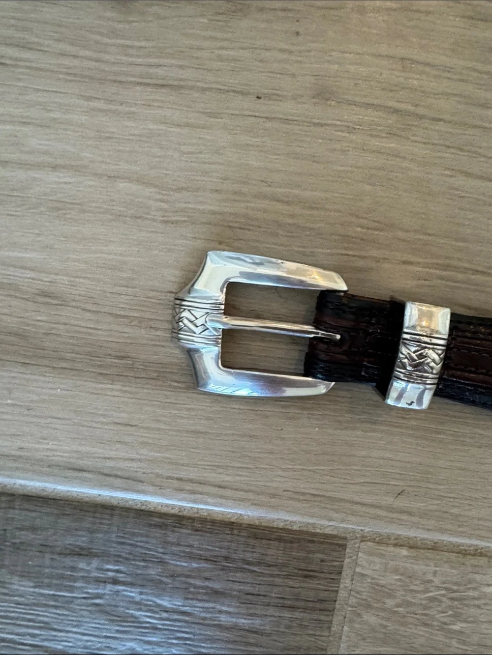 ONYX by Brighton 42 leather belt